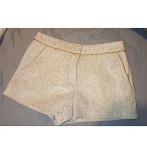 Forever 21 Cream Shorts